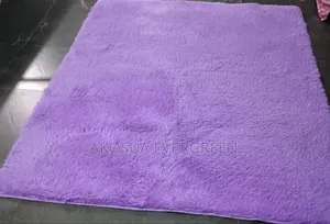 Beautiful Purple Fluffy Carpet