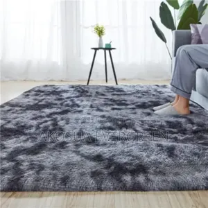 Dark Grey Fluffy Carpet Available