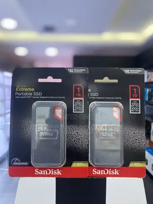 Sandisk 1tb Extreme Portable SSD V2 (Black)