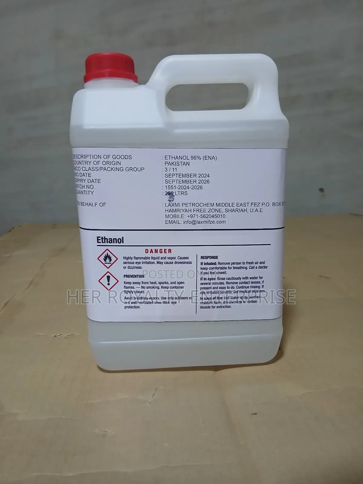 96% Ethanol 5l