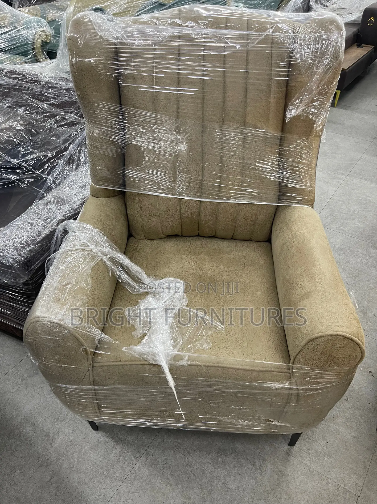 Single Sofa/Bridal and Groom High Back Single Sofa Chair
