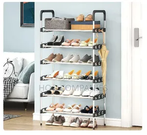 Long Stainless Steel Shoe Rack Shoe Stand Storage Organizer