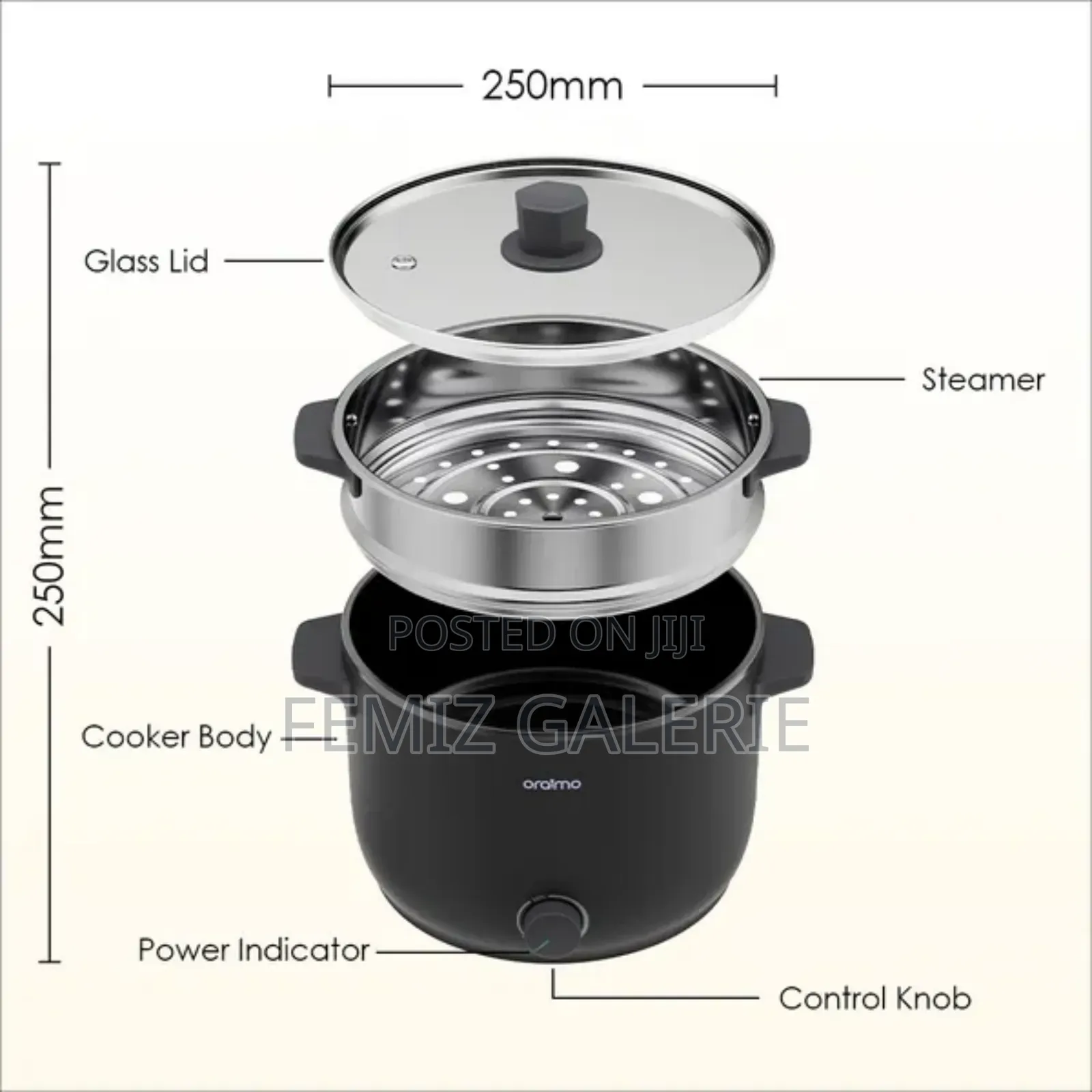 Oraimo Smart Cooker 1000w 3l Electric Cooker