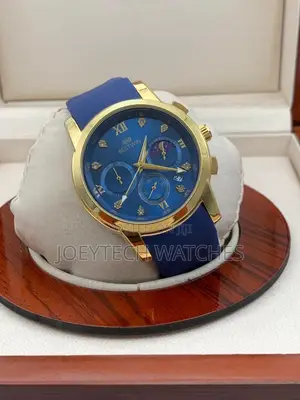 Blue Silicon Strap Bestwin Timepiece