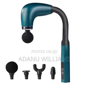 Portable Deep Tissue Massage Gun With 4 Replaceable Heads