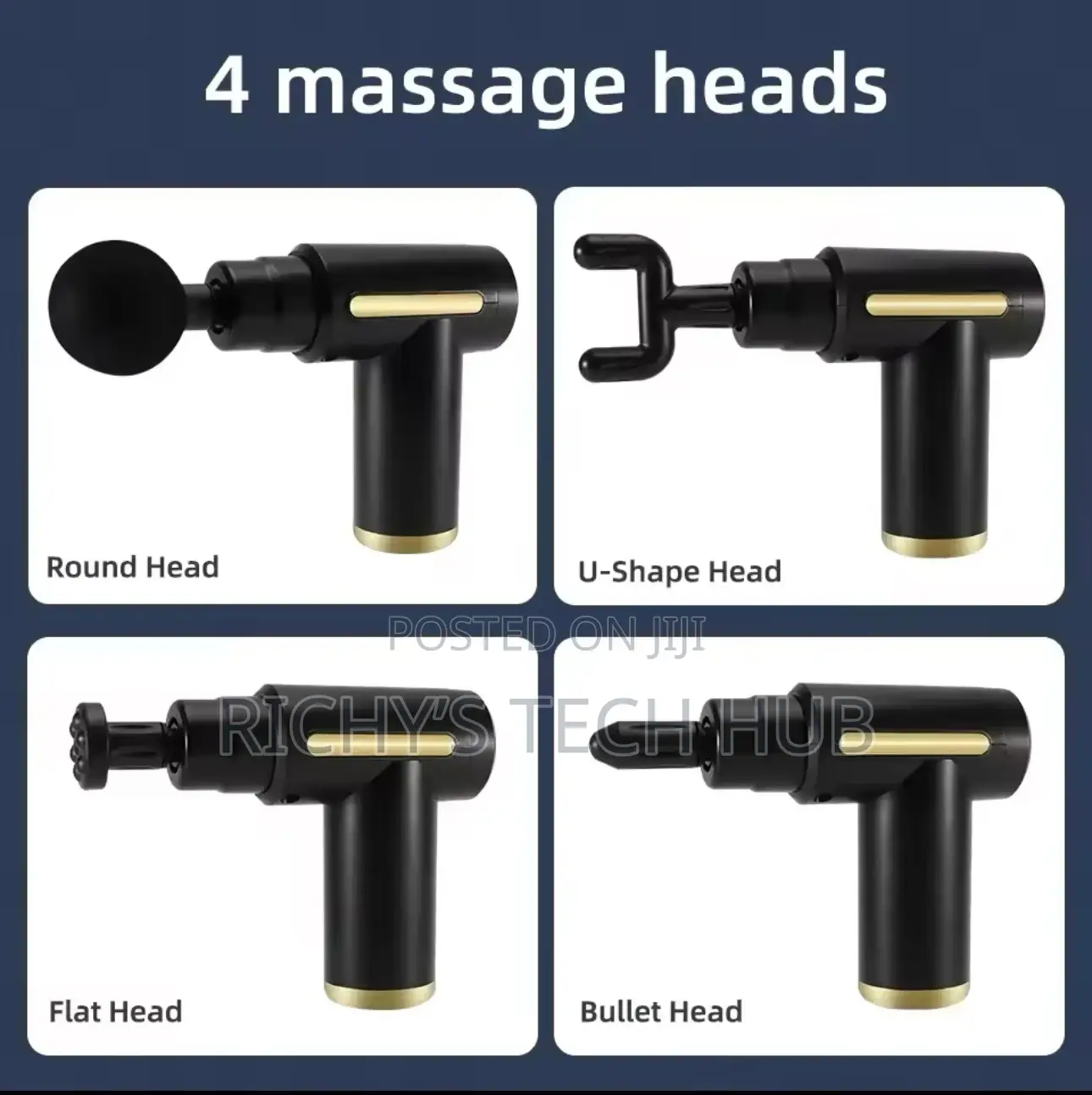 Digital Electric Body Massage Gun With 6 Speeds Massager