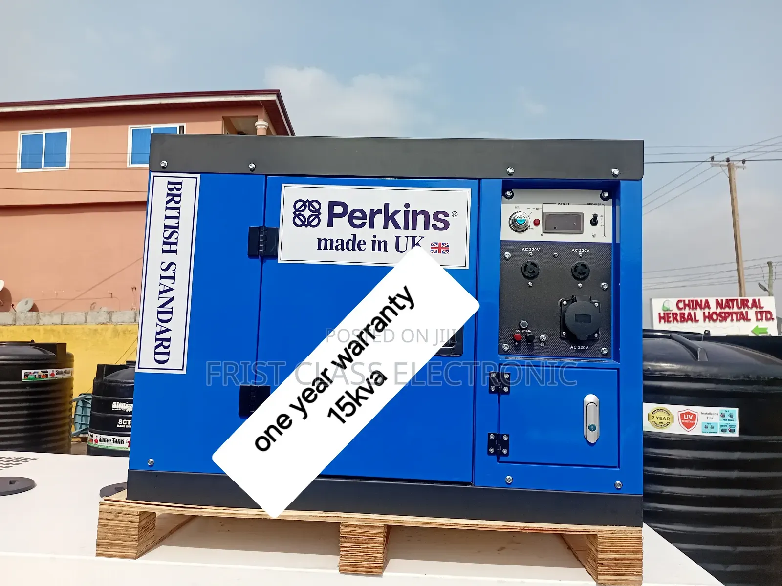 Industrial Grade 15kva Silent Diesel Generator