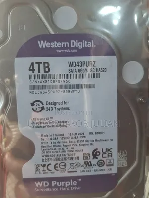 4tb Western Digital Hard Drive