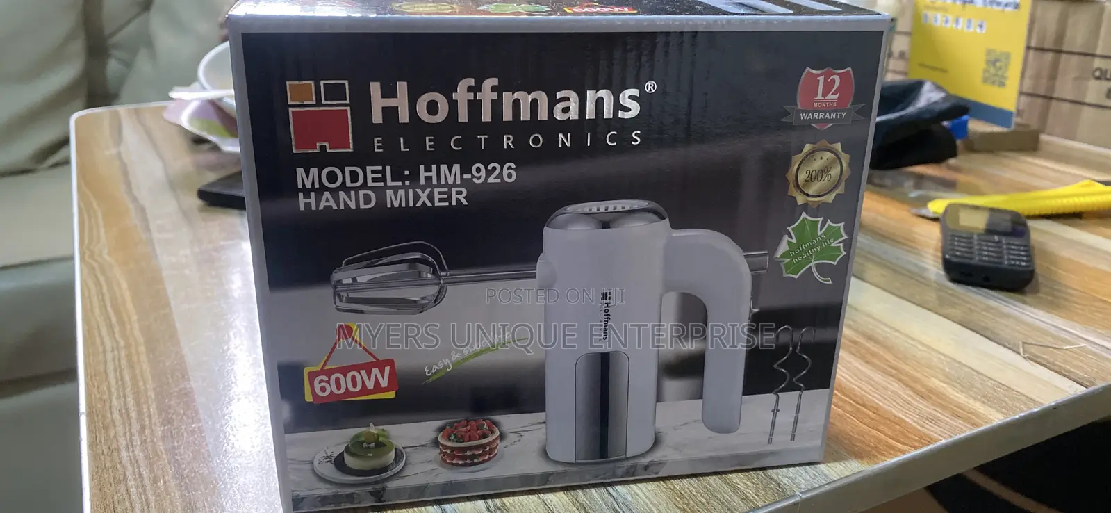 Highly Efficient Hoffman Pure Copper Hand/Cake Mixer