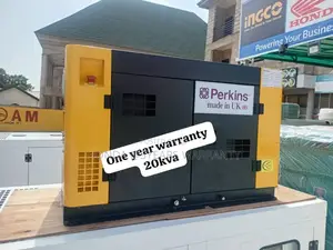 Yellow and Black 20kva Perkins Diesel Generator