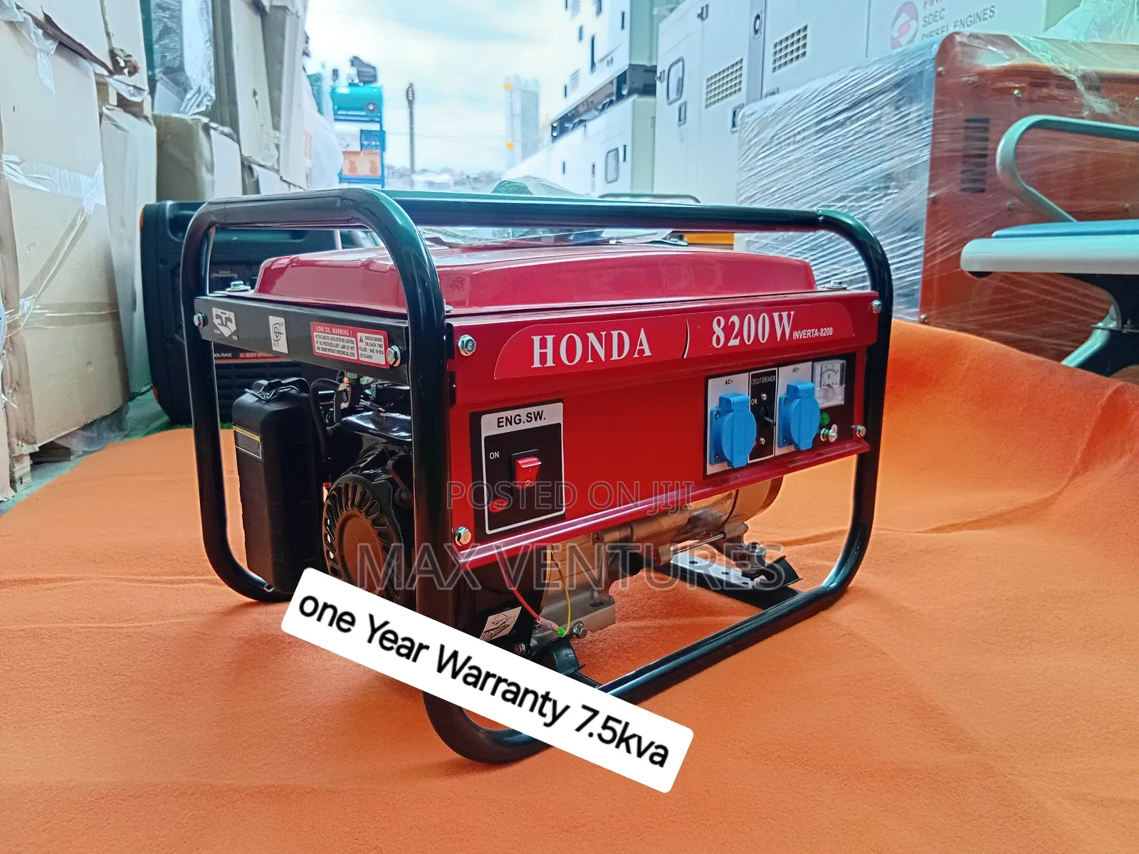 Generator 7.5kva Pullstart Honda Generator Pullstart 7.5kva