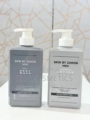 Skin by Zaron Men Face and Body Lotion and Wash