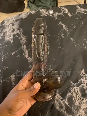 8 Inches Huge and Nice Crystal Black Penis With Suction Cup Dildo