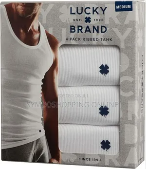 Lucky Brand 4 Pack Ribbed Tanks