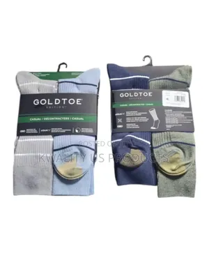 Goldtoe Men's Crew Socks - 6 Pairs