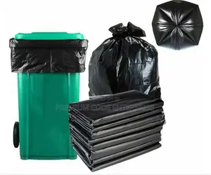 Heavy-Duty 240l Trash Bags - Black, 20pcs/Pack