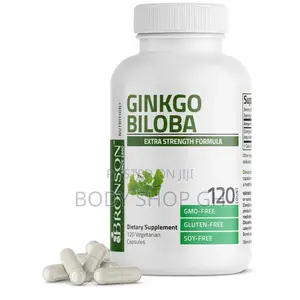 Ginkgo Biloba Extra Strength Support Brain Function + Memory
