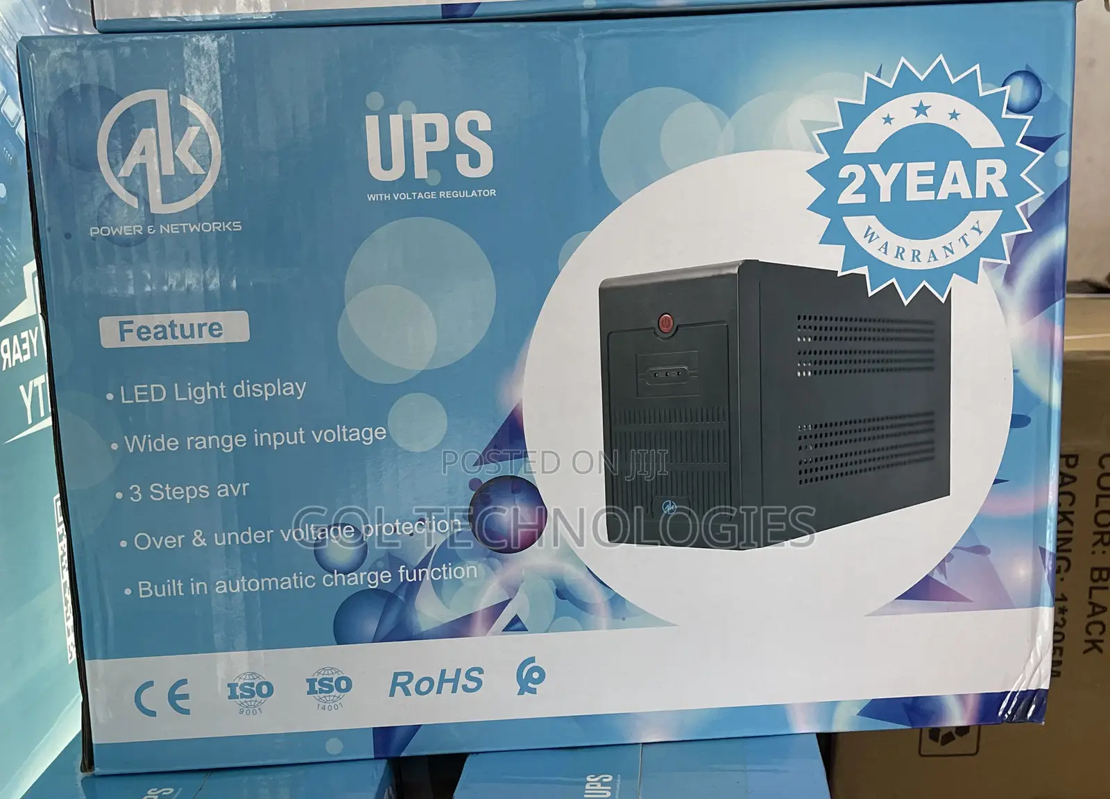 Ups 1500va With Voltage Regulator 1500va/720w Led
