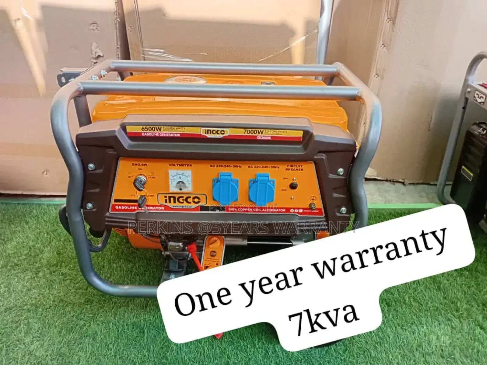 Thrilling 7kva 7000watts Ingco Petrol Generator Original