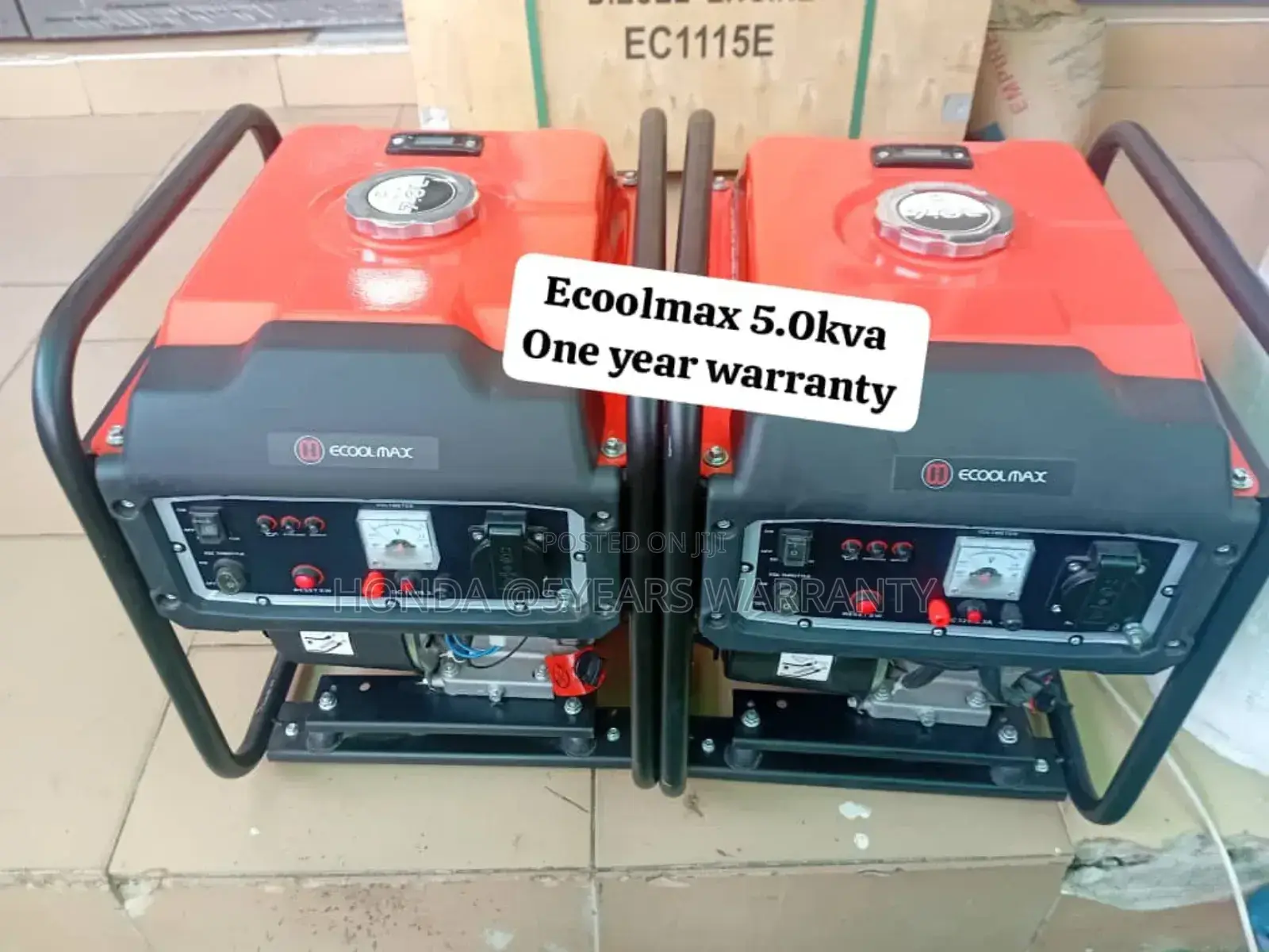 6500watt Generator 5kva Ecoolmax Inverter Generator