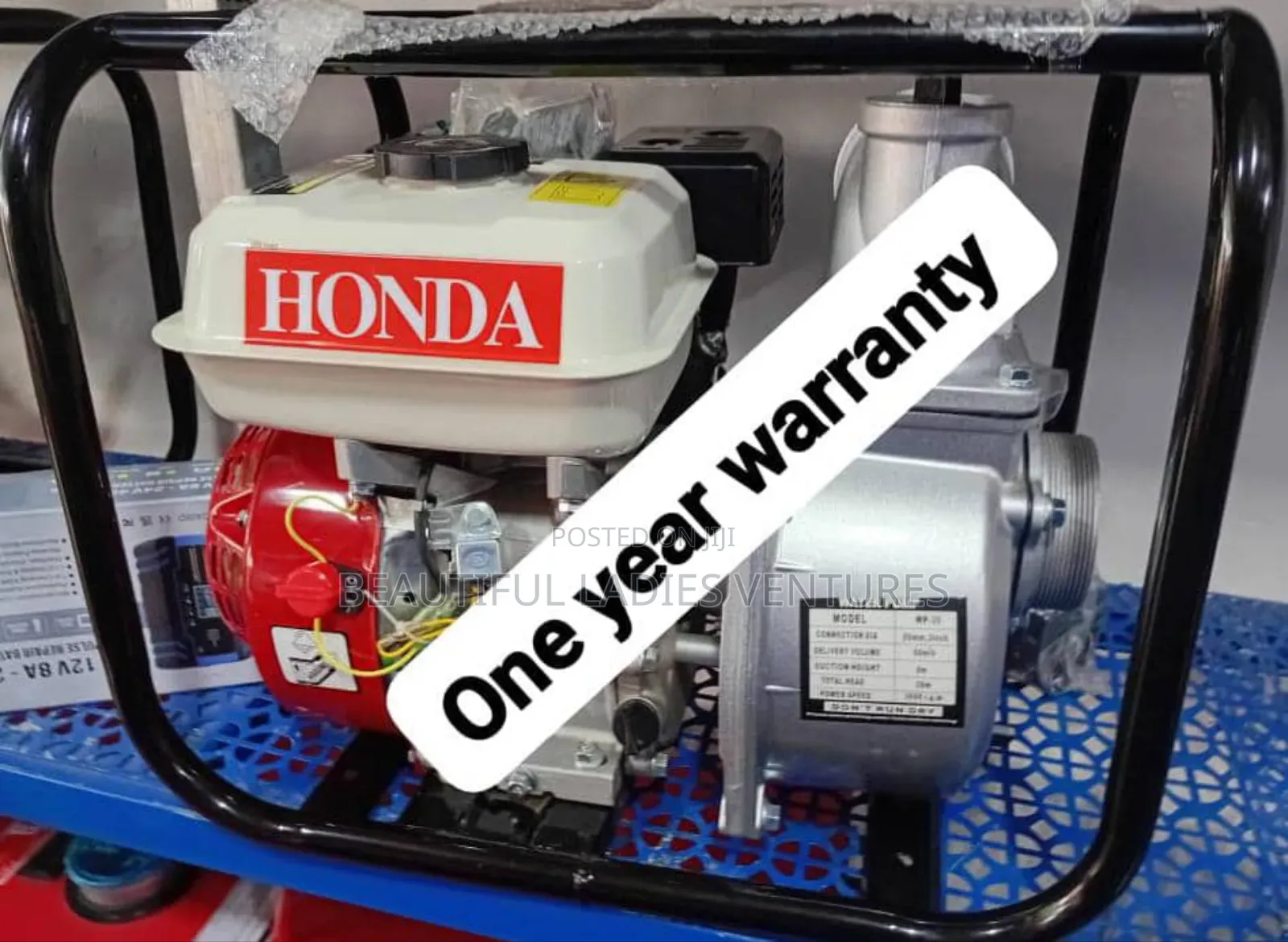 3inches 6.5hp Red Water Pump Honda (One Year Warranty)