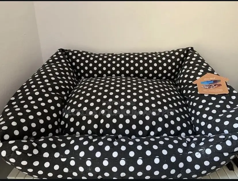 Dotted Large Dog Bed