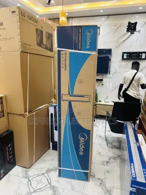 Rounded Floor Standing Ac Split Midea R410 Gas 2.5hp