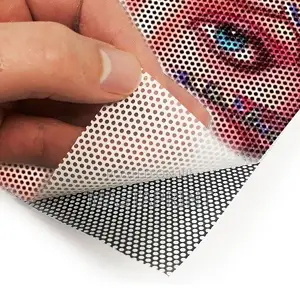 One Way Vision Sticker / Perforated Vinyl Sticker