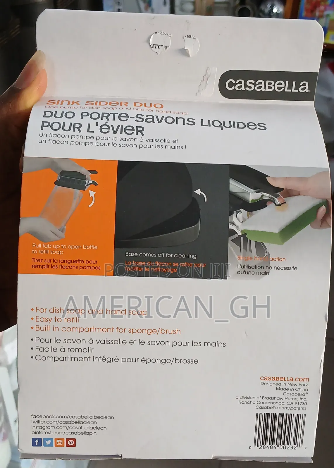 Hand and Dish Soap Dispenser