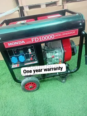 Commercial Grade 10kva 13000watts Honda Diesel Generator