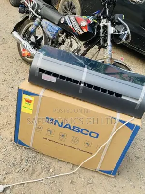 Get Auto Swing Black Mirror Nasco 1.5 Hp R410a Ac