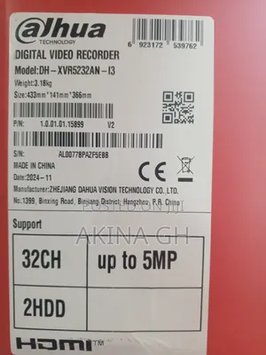 Dahua 32ch Wizsense Hdcvi Dvr, Up to 5mp Xvr5232an-I3