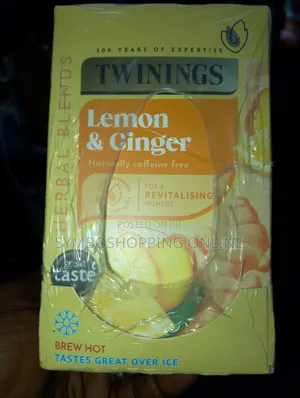 Twinings Lemon Ginger Herbal 20 Count