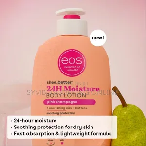 Eos Shea Better Body Lotion- Pink Champagne,Natural Shea