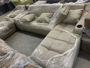 Modern Living Room Sofa All Leather