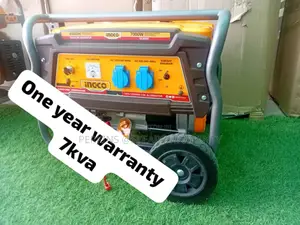 Appealing 7kva Ingco 7000w Gasoline Generator With Wheels