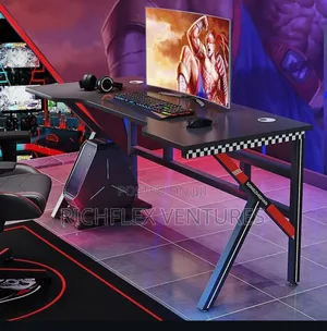 K Shape Gaming and Computer Desk