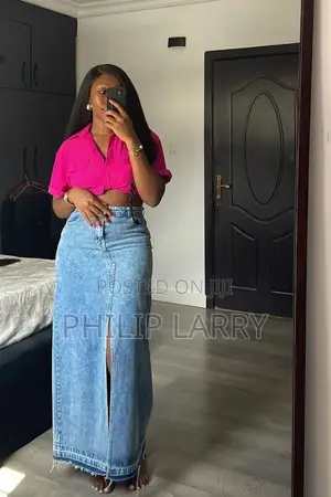 Maxi Jeans Skirts