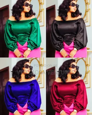 Silky Off Shoulder Blouse for Ladies