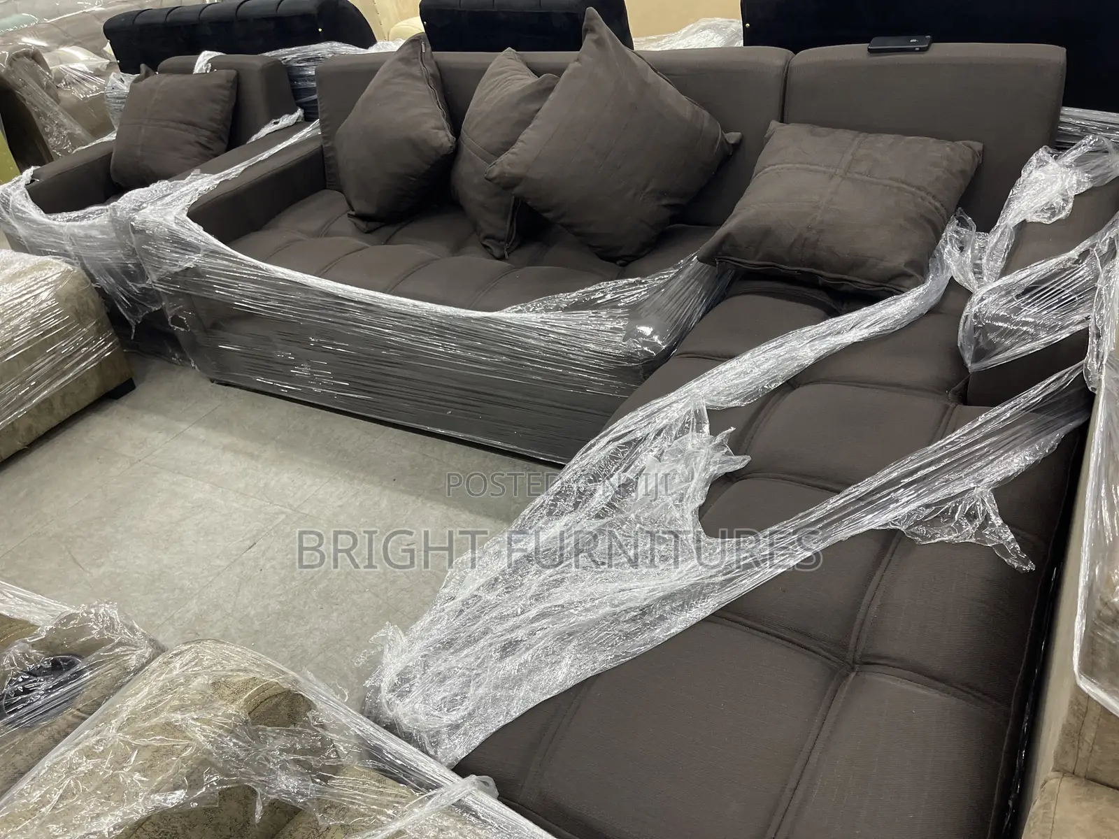 Foreign L Shape Sofa Sets With Single