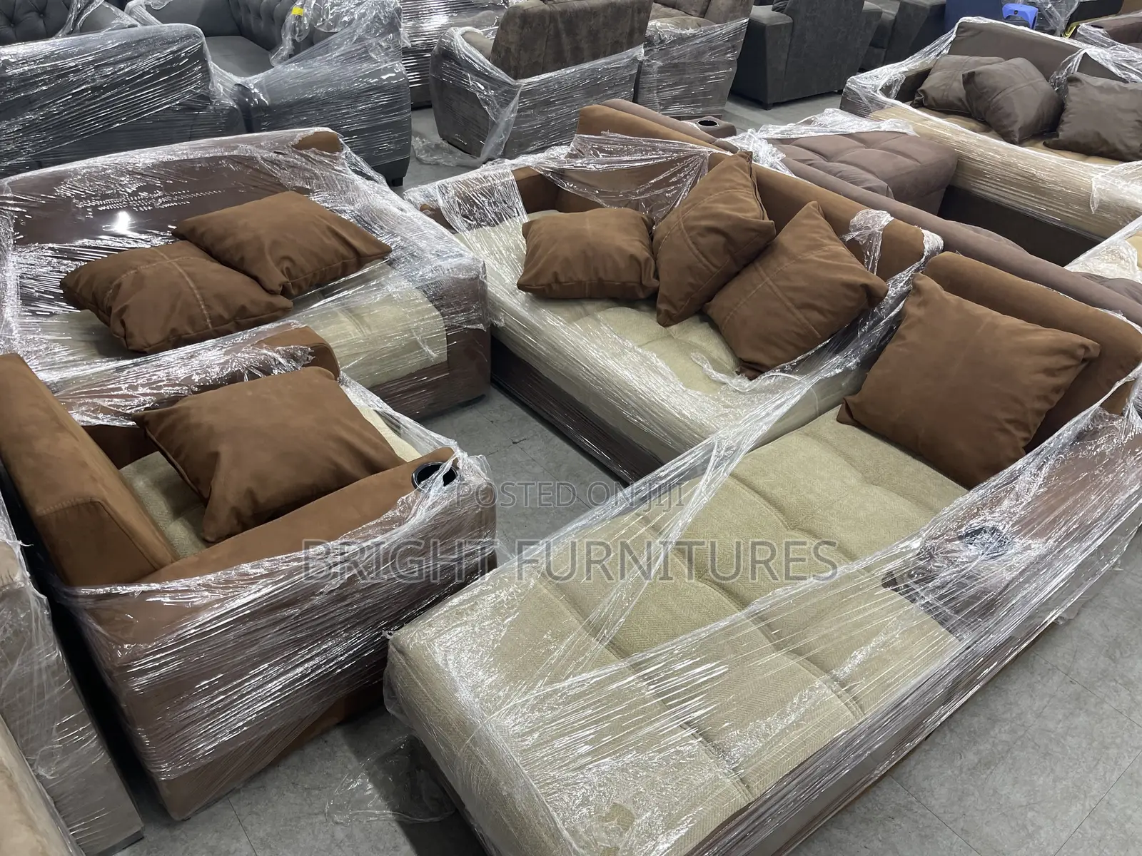 Turkish Quality King Size Sofa Sets L Shape,2in1 and Single