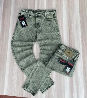 Denim Long Design Jeans Trousers for Men