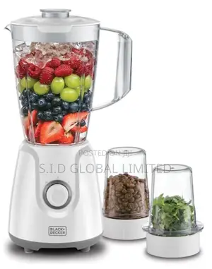 Black Decker 1.5l Blender With 2 Mills Bx4000-B5