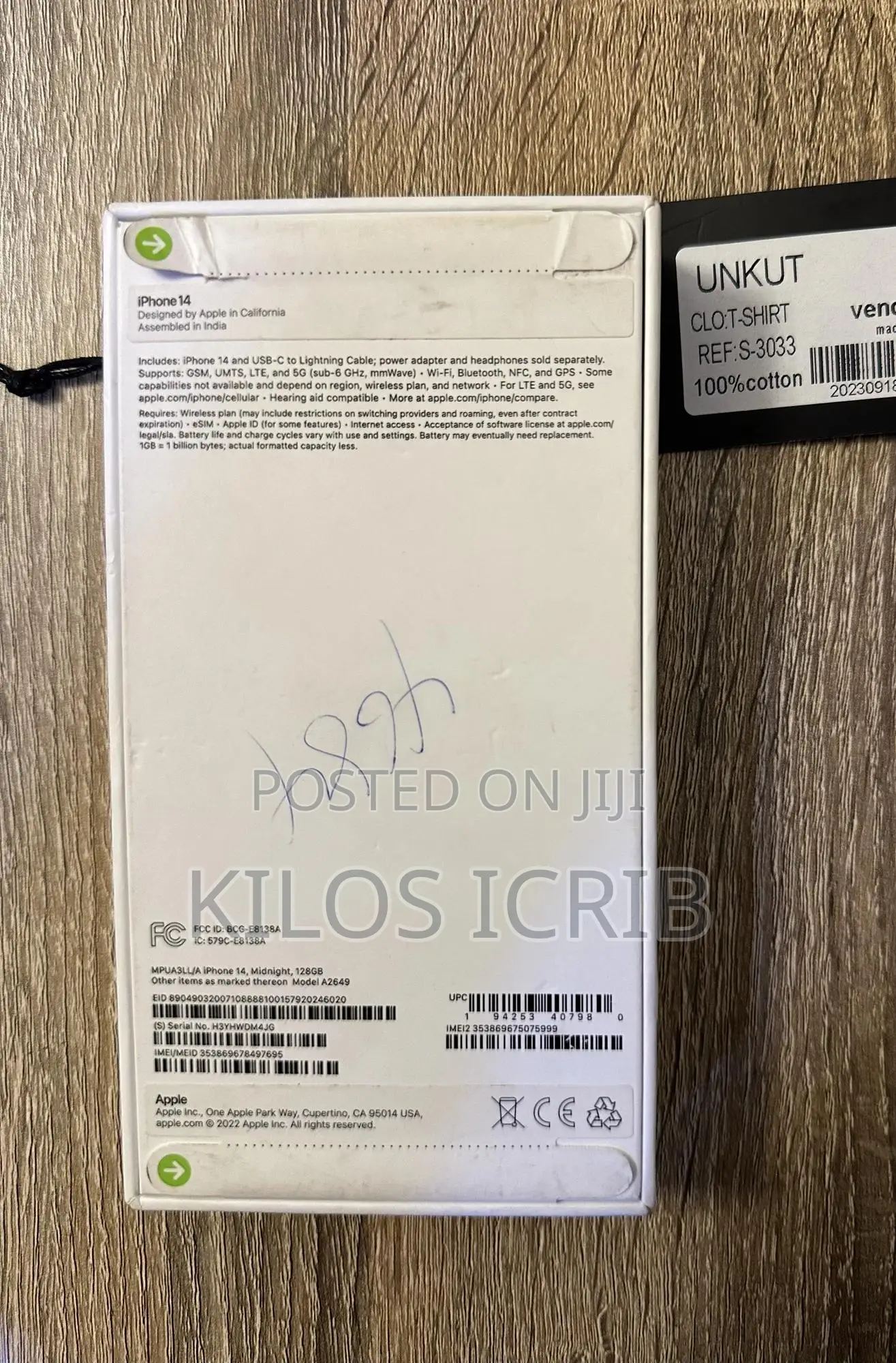 New Apple iPhone 14 128 GB Black
