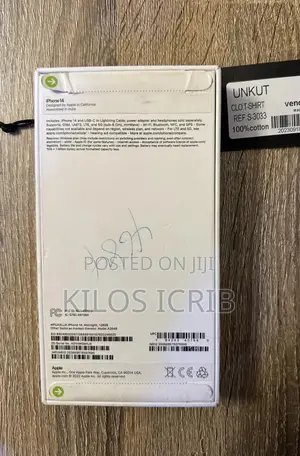 New Apple iPhone 14 128 GB Black