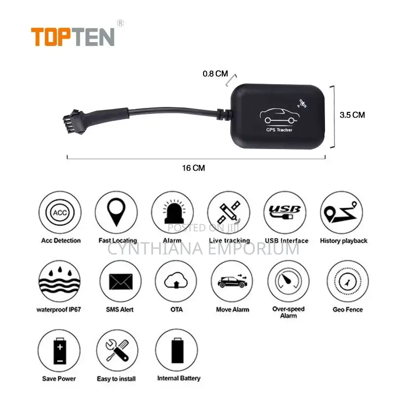 Vehicle/Motorcycle GPS Tracker