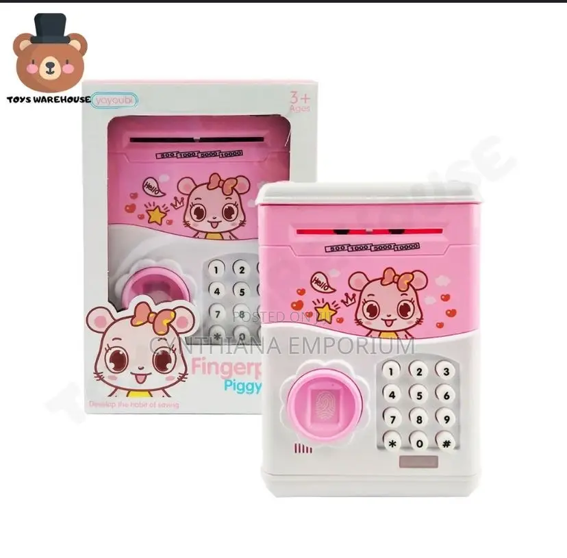 Automatic Fingerprint Atm Piggy Bank