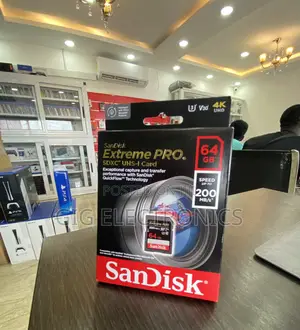Sandisk 64gb Extreme Pro Uhs-I SDXC Memory Card