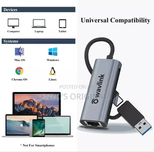 Usb-c To 2.5g Gigabit Ethernet Adapter Rj45 Lan Network Port