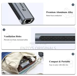 Usb-c To 2.5g Gigabit Ethernet Adapter Rj45 Lan Network Port